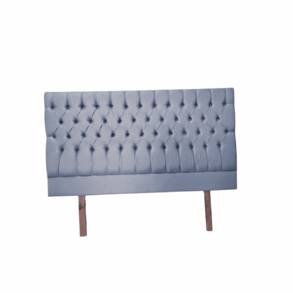 CHARCOAL BUTTON HEADBOARD