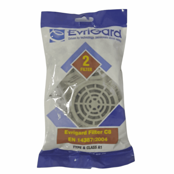 EVRIGARD FILTER C8 EN 14387:2004 TYPE & CLASS A1